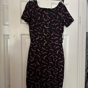 Purple bat dress